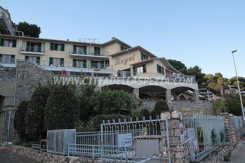 Esplosione all' Hotel Royal a Porto Venere