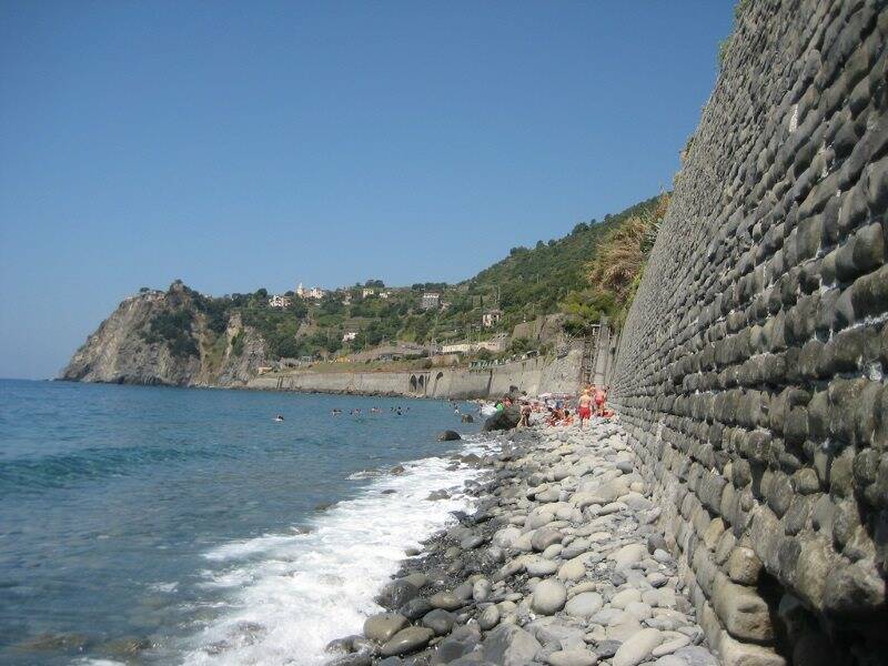 La spiaggia di Corniglia