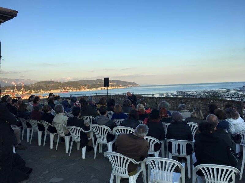 La terrazza del Castello San Giorgio