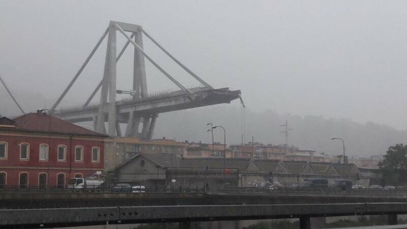 Ponte Morandi crollato