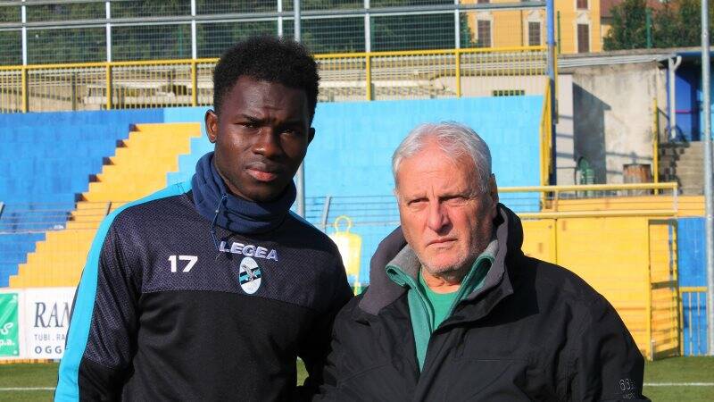 Ibrahima Ba, centrocampista classe '98, neo acquisto del Lecco Calcio 1912.