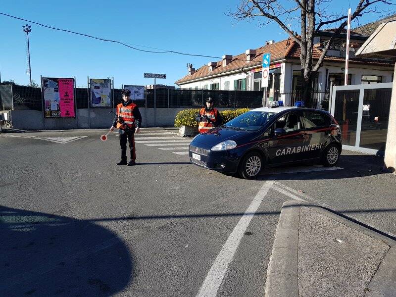 Posto di blocco dei Carabinieri di Levanto