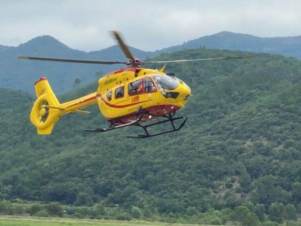 Grifo, l'elicottero del 118 ligure