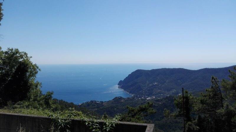 Il panorama delle Cinque Terre da Soviore