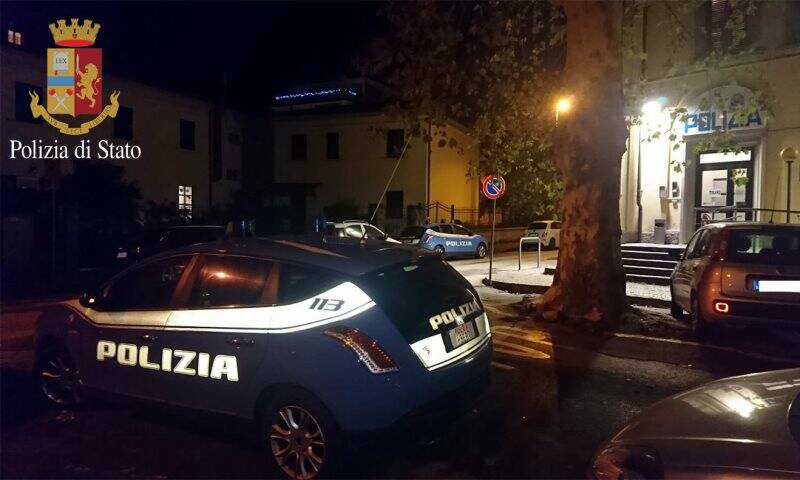 Polizia a Sarzana