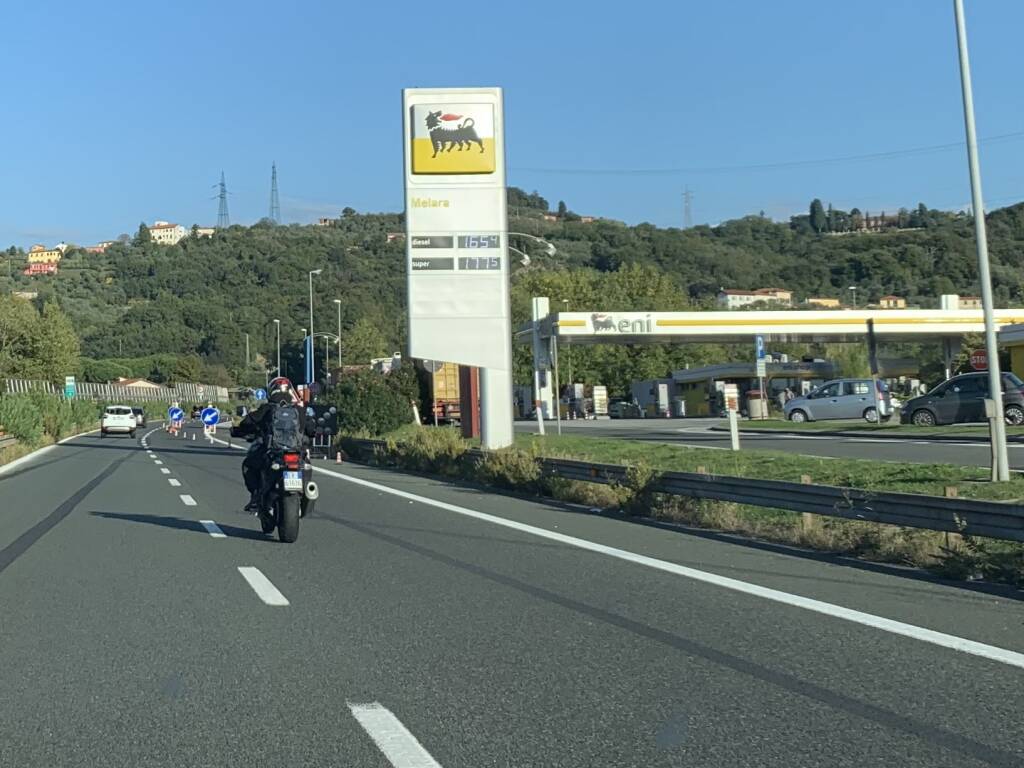 Lavori sul raccordo autostradale della A15