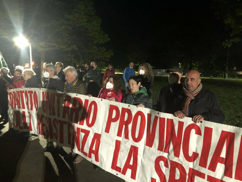 Liberazione, la fiaccolata di Migliarina