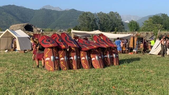 All'anfiteatro di Luni la rievocazione storica d'epoca romana