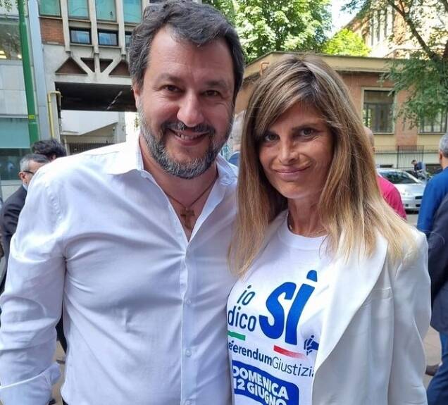 Matteo Salvini e Laura Ravetto, foto dal profilo Instagram della deputata leghista