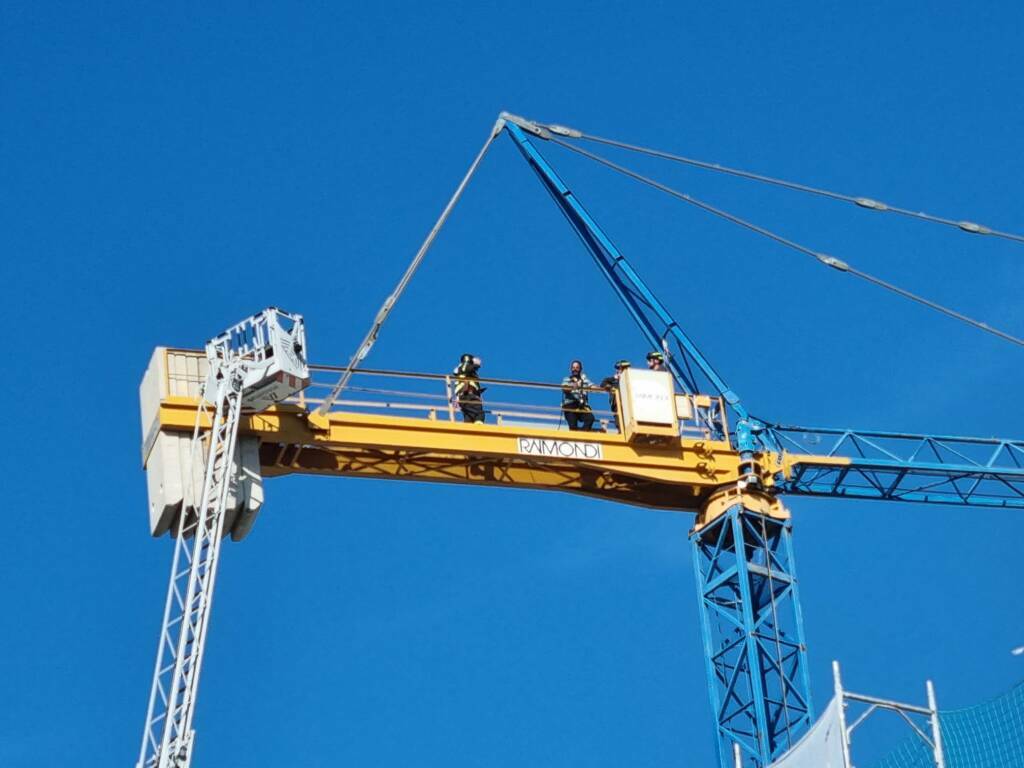 Protesta al cantiere di Via Fontevivo (26/08/2022)