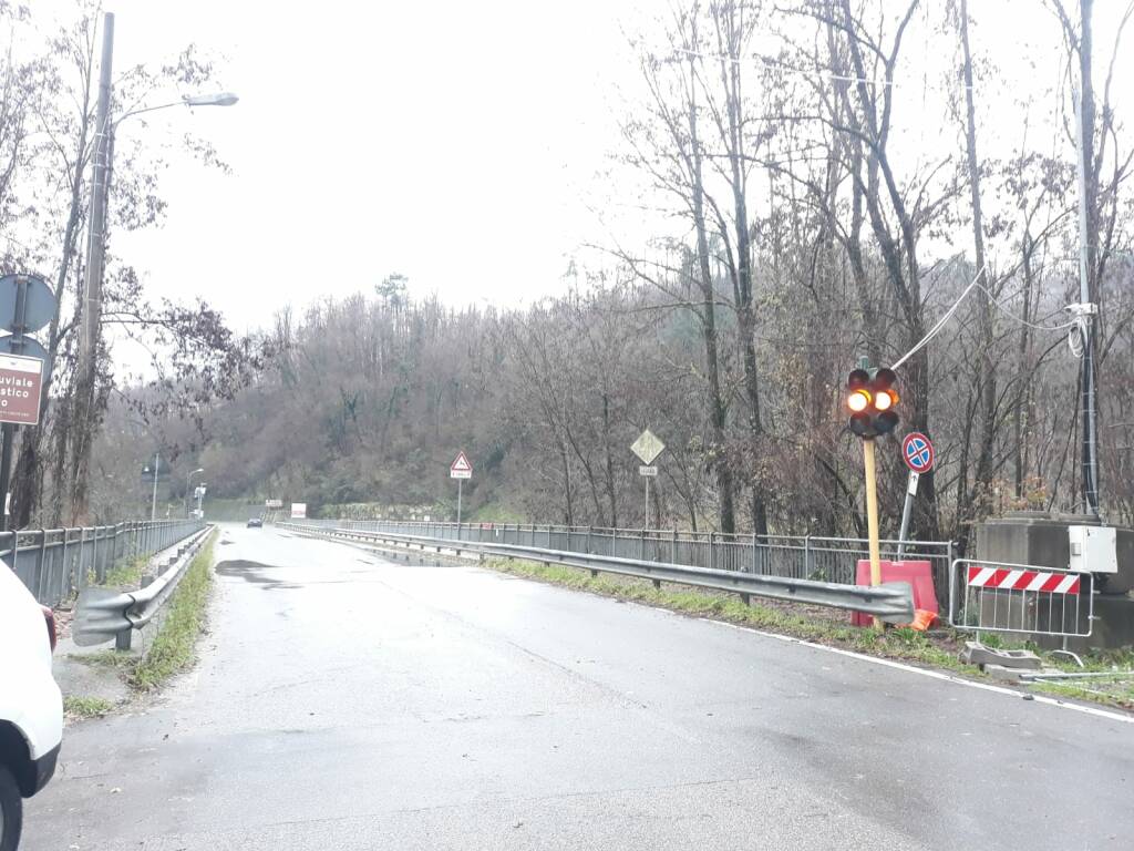 Ponte Brugnato chiusura apertura