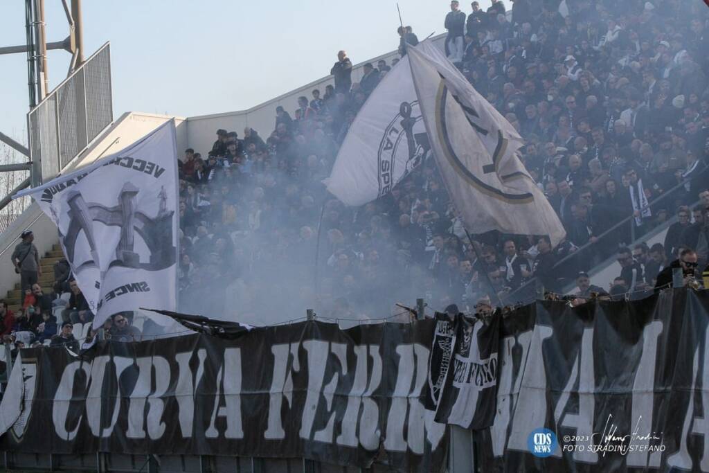 Spezia-Atalanta 2-2, la curva Ferrovia