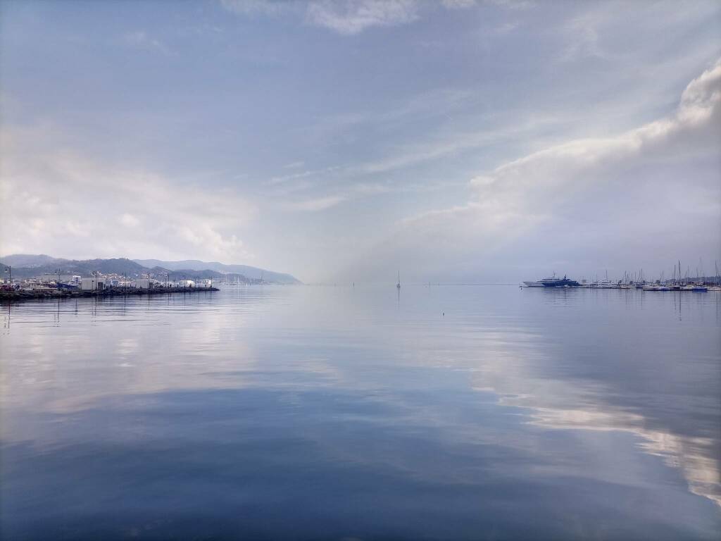 Il mare dalla Passeggiata Morin