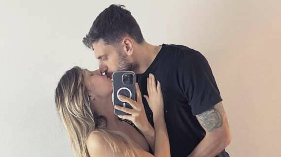 Domenico Berardi e Francesca Fantuzzi (ph. Instagram Fantuzzi)