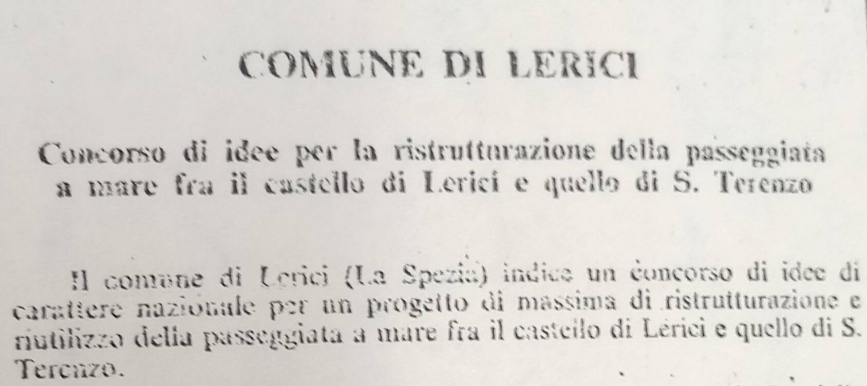 L'incipit del bando