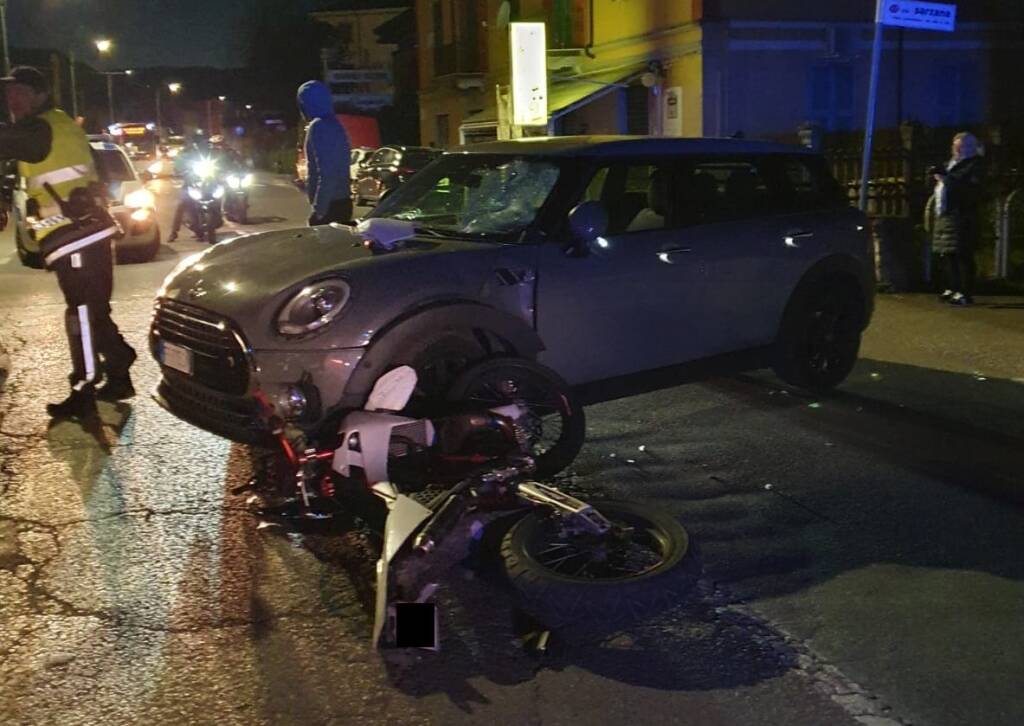 Incidente stradale Via Sarzana Limone