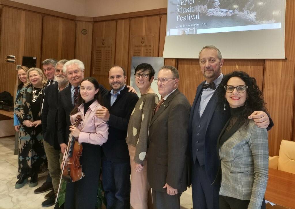 Lerici Music Festival, foto di gruppo alla presentazione della settima edizione