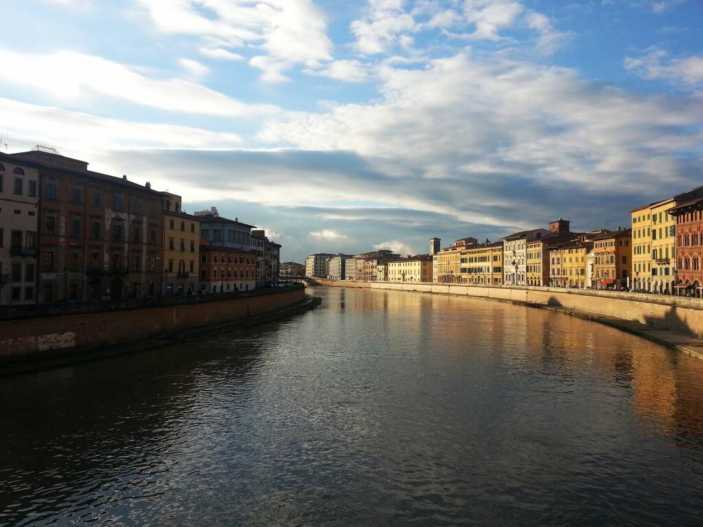 Pisa, il Lungarno (2013) (foto Giorgio Pagano)