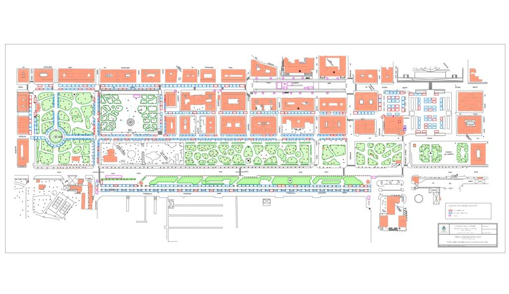 Planimetria Fiera San Giuseppe 2023