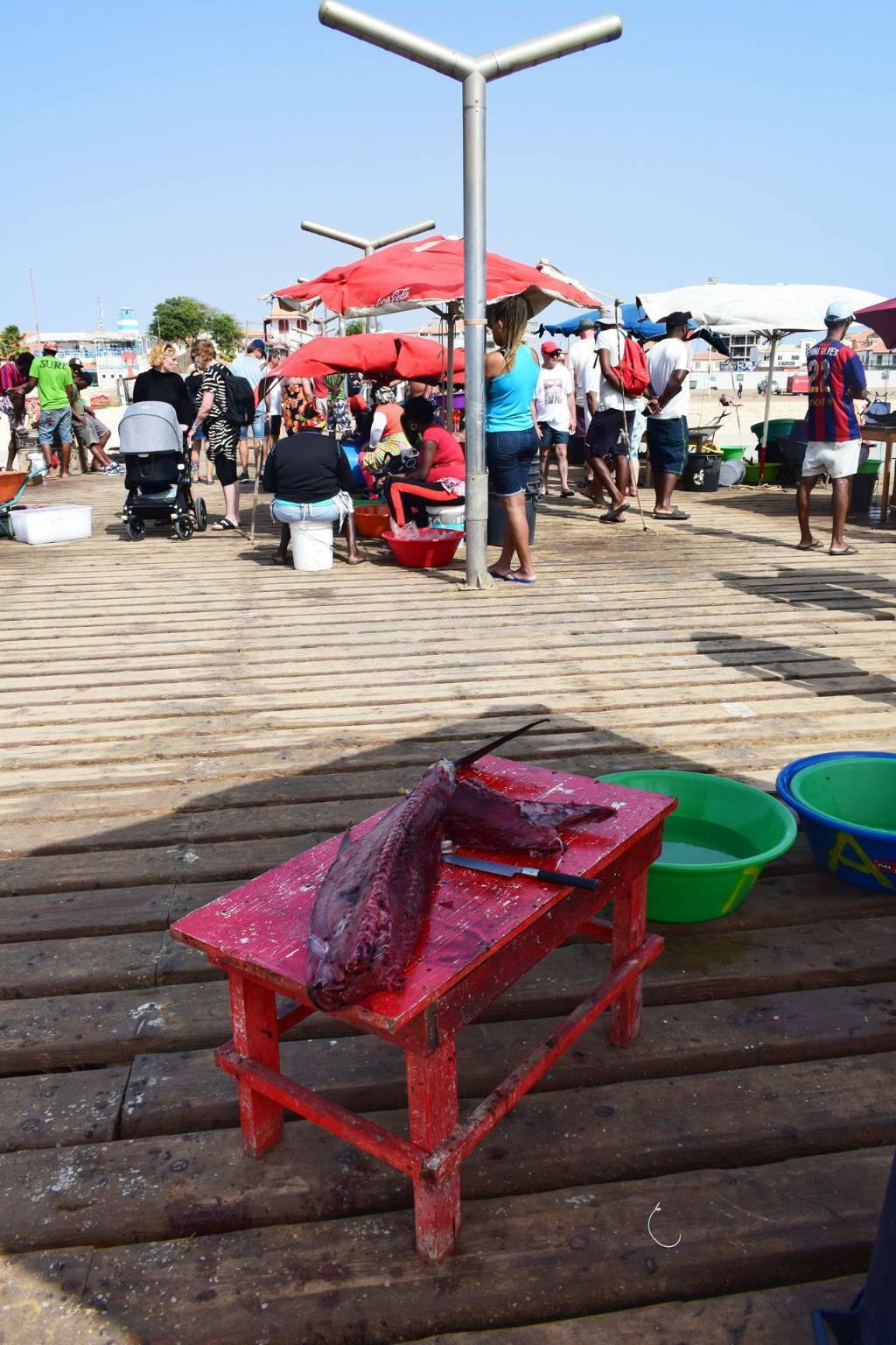 Sal, Cabo Verde, molo dei pescatori (2020) (foto Giorgio Pagano)