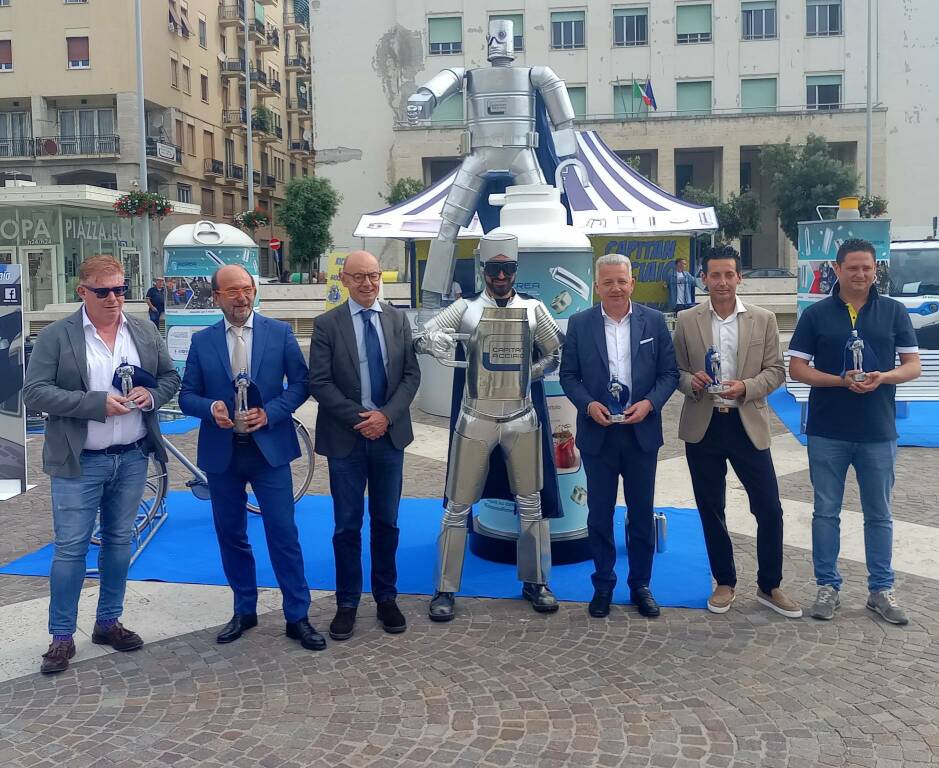 Capitan acciaio premia Acam Ambiente, Peracchini e Casati