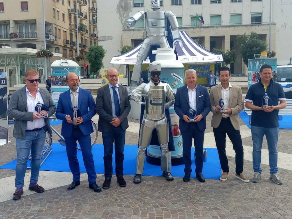 Capitan acciaio premia Acam Ambiente, Peracchini e Casati