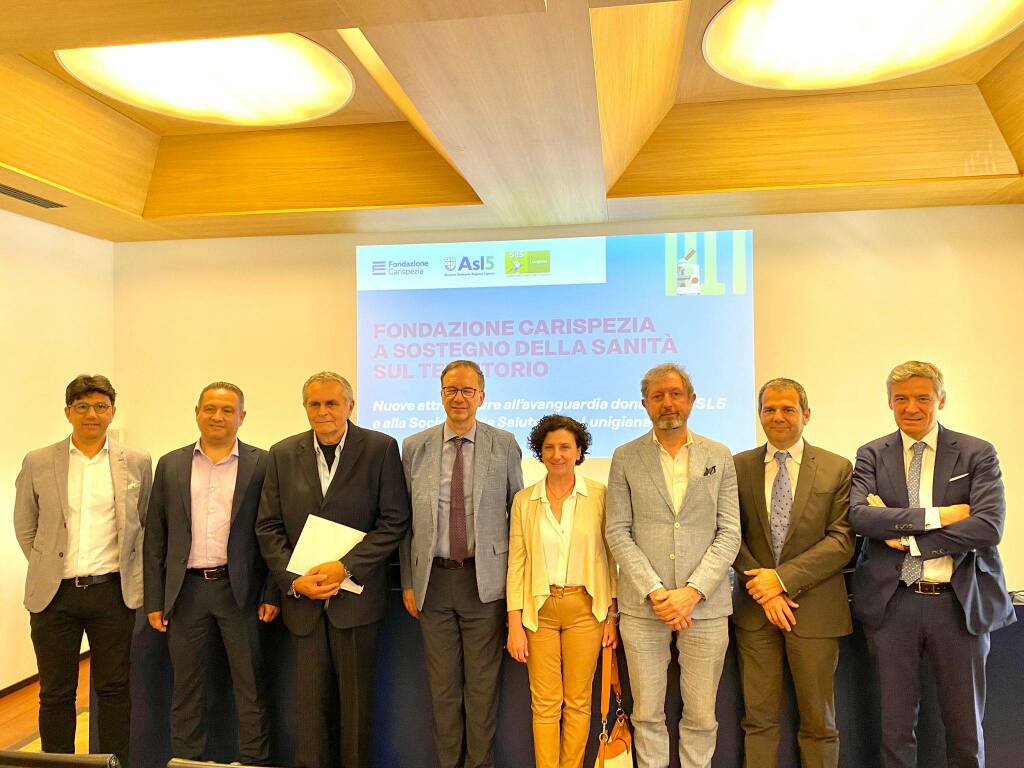 Fondazione Carispezia, Asl 5 e Sds Lunigiana conferenza stampa