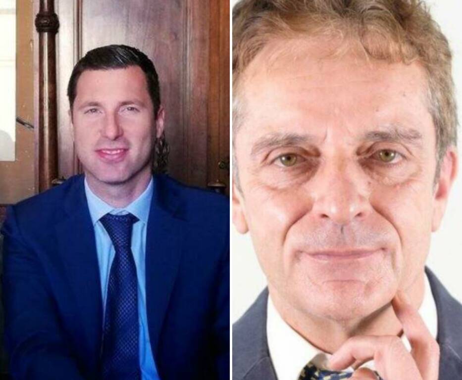 L'assessore Giacomo Giampedrone e il consigliere Paolo Ugolini