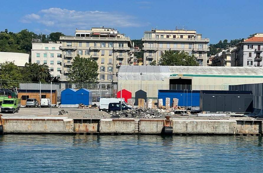 I lavori in corso in Porta Paita