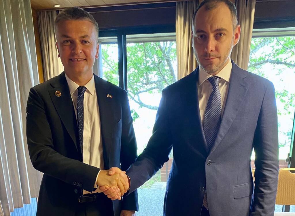 Il vice ministro Edoardo Rixi incontra il ministro ucraino Oleksandr Kubrakov