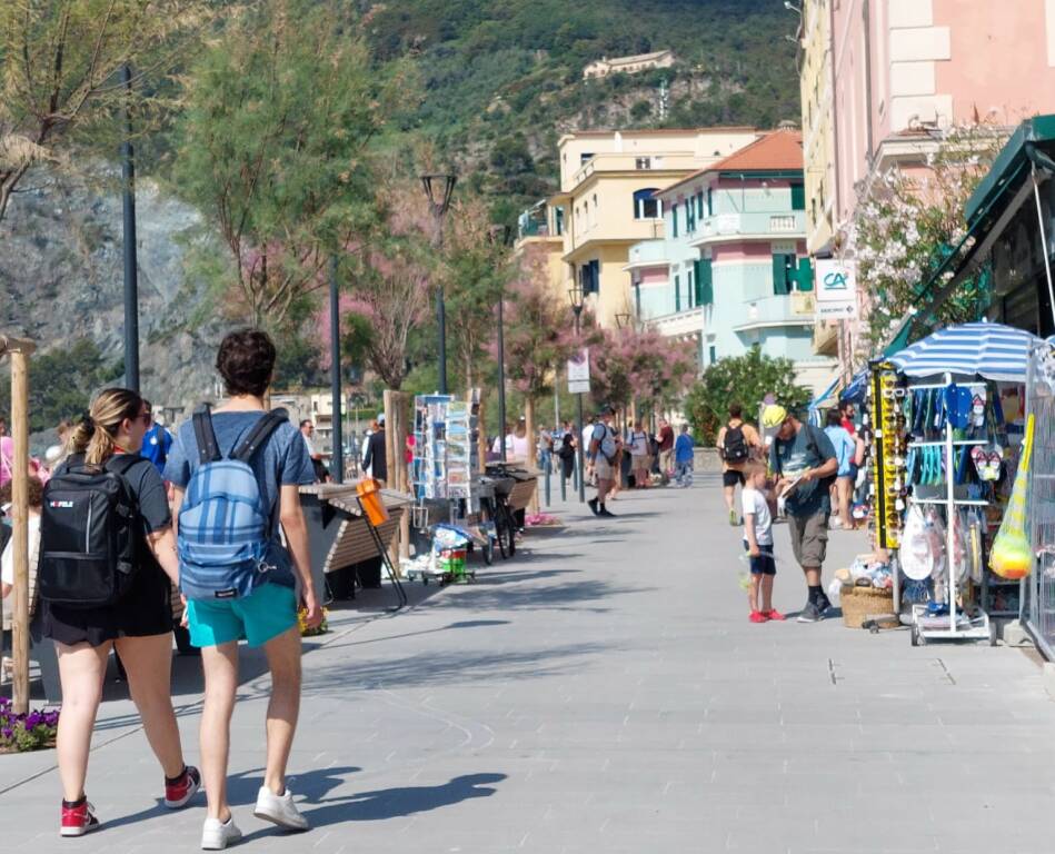 Turisti alle Cinque Terre