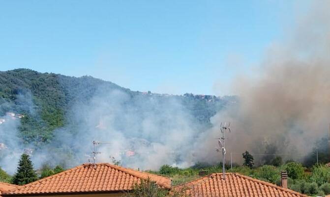 Incendio a Piana Battolla