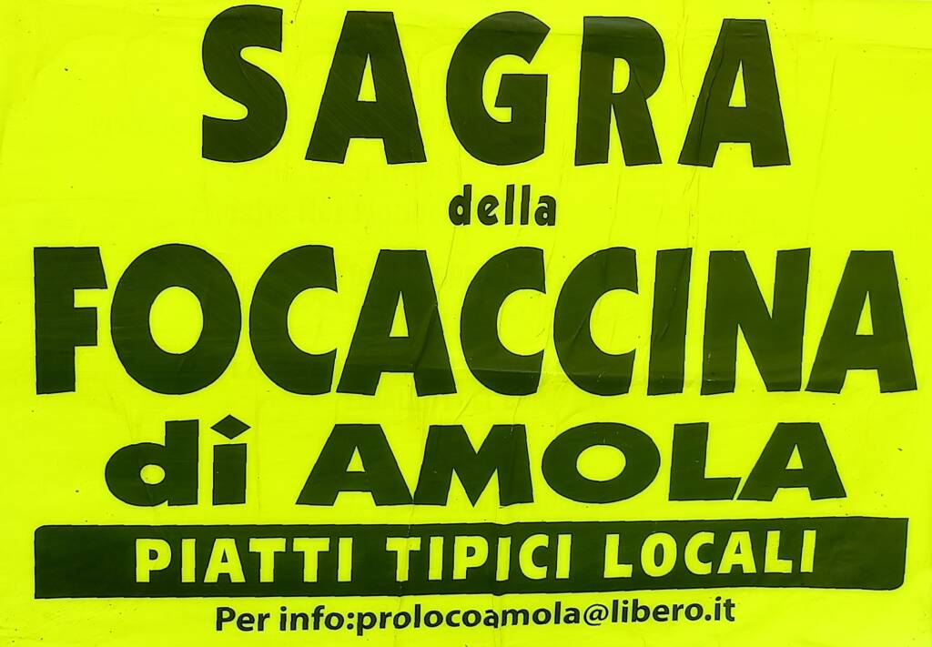 Sagra della focaccina di Amola