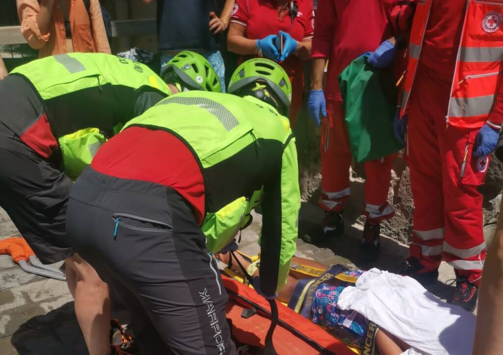 Soccorso a Riomaggiore 