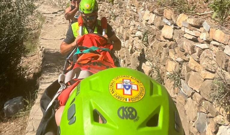 Soccorso alpino sui sentieri