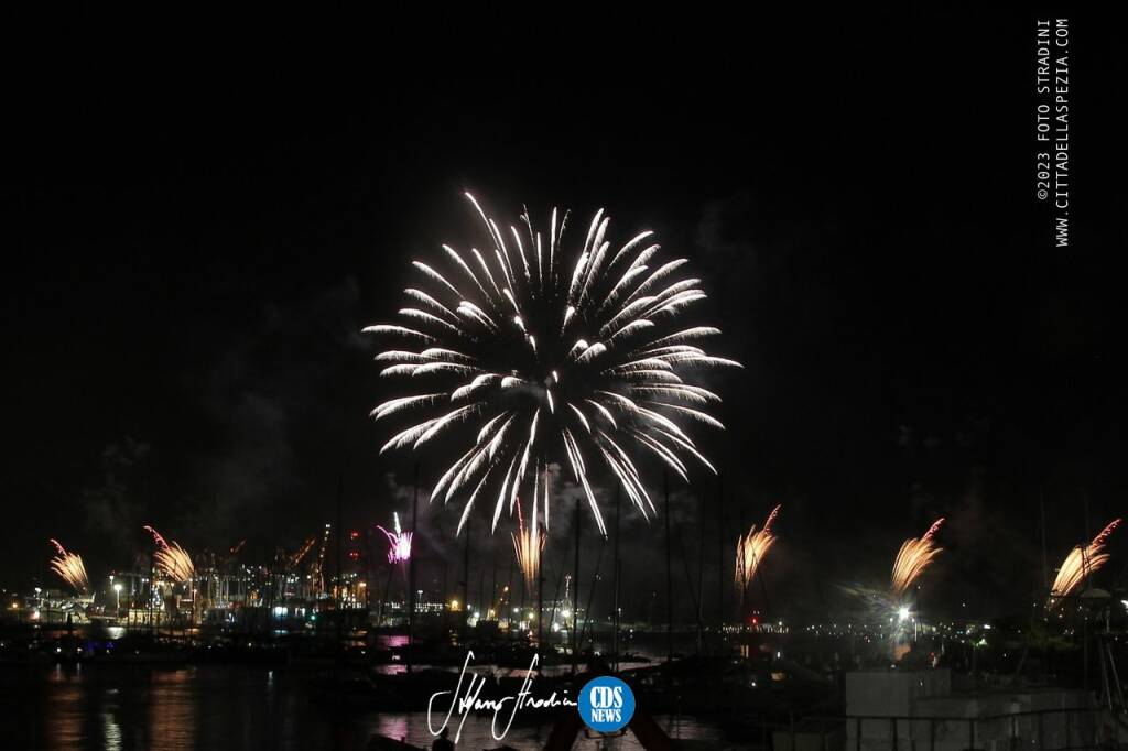 Fuochi d'artificio Palio del Golfo 2023