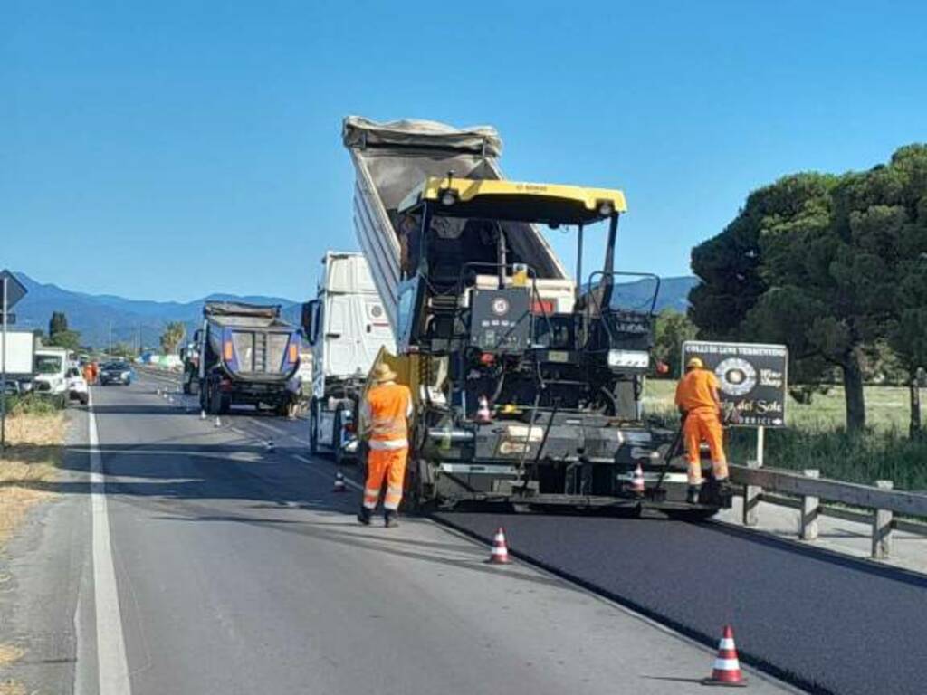 Lavori strada provinciale