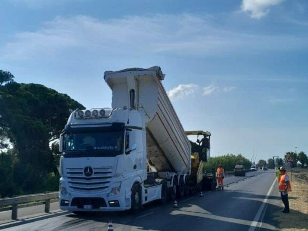 Lavori strada provinciale