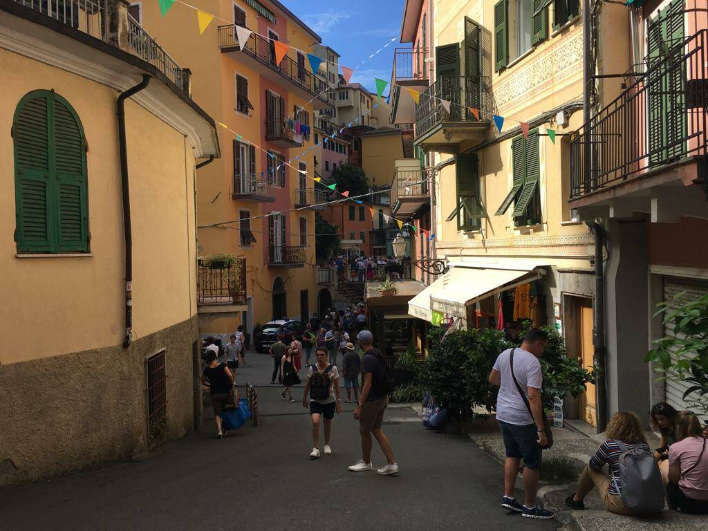 Turismo d'autunno a Manarola