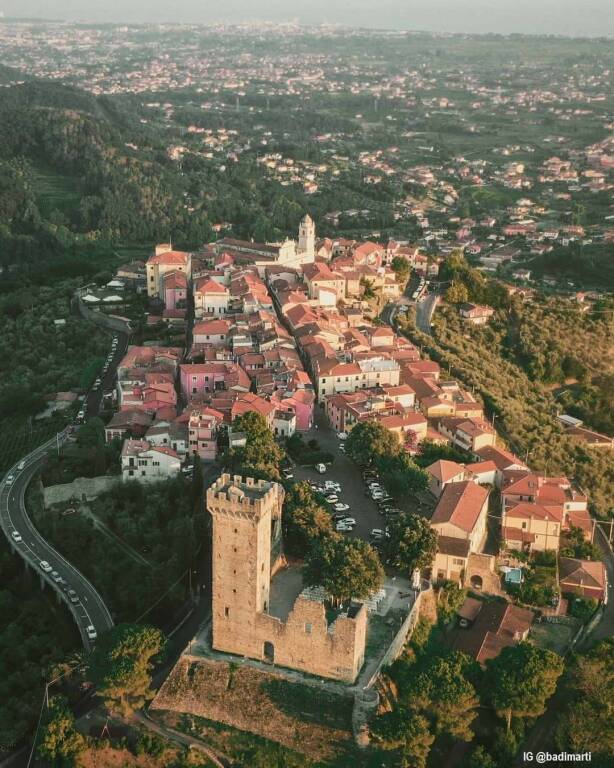 Castelnuovo Magra dall'alto