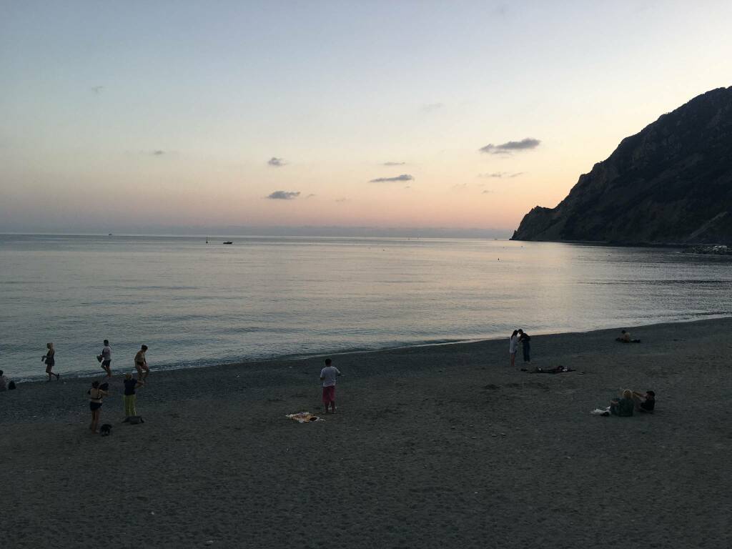 Spiaggia Monterosso fuori stagione