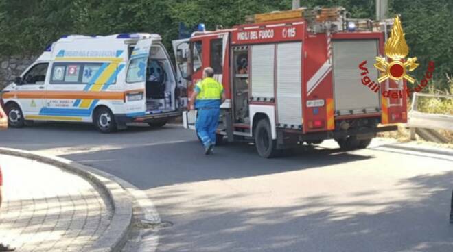 Vigili del fuoco ambulanza Lunigiana