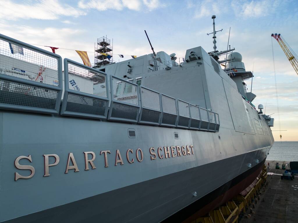 La fregata Spartaco Schergat