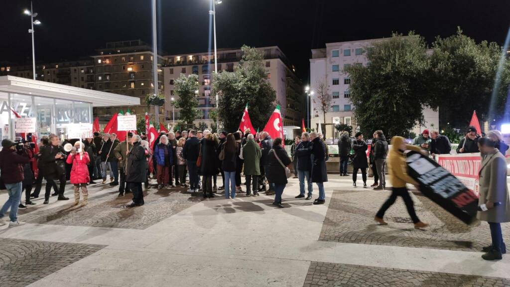 Il presidio a difesa della sanità pubblica