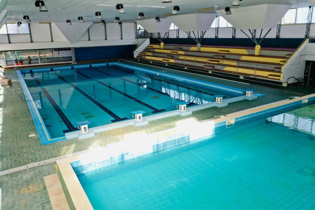 Piscine del Centro scolastico sportivo di Quercia, immagine dalla pagina Facebook del Comune di Aulla