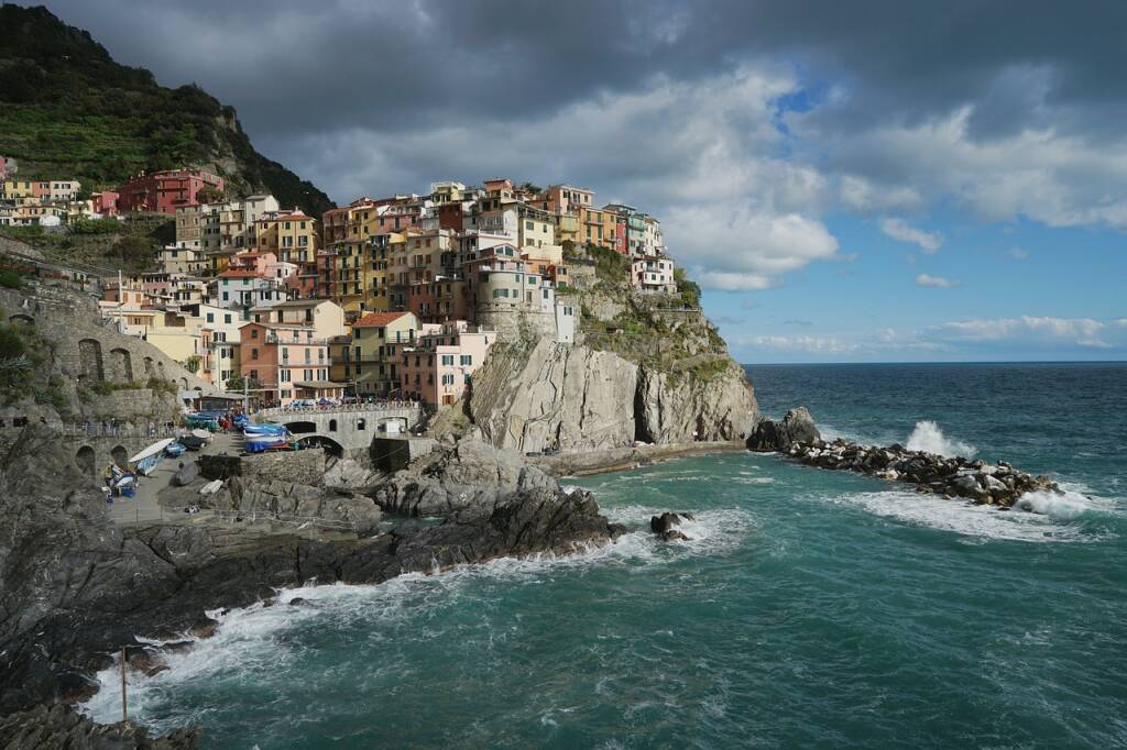 Manarola, pioggia, maltempo, nuvole, allerta