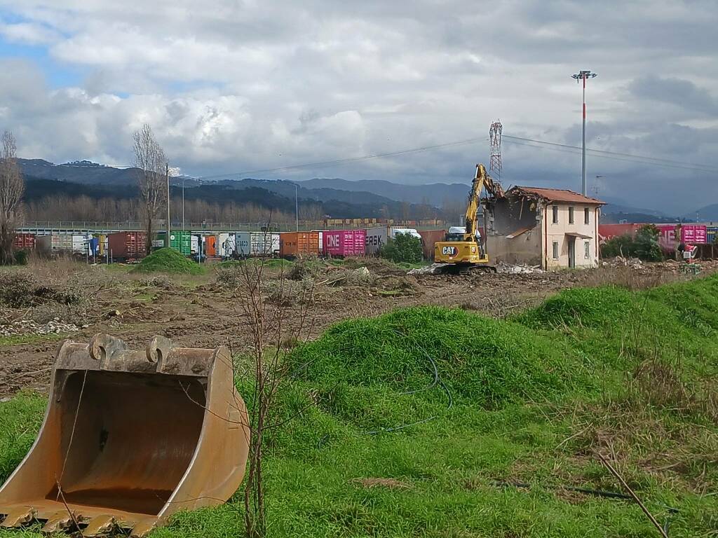 Il cantiere del biodigestore di Saliceti