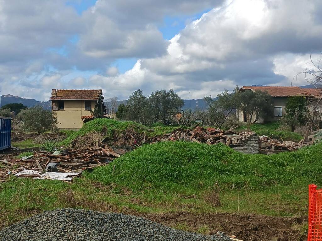 Il cantiere del biodigestore di Saliceti