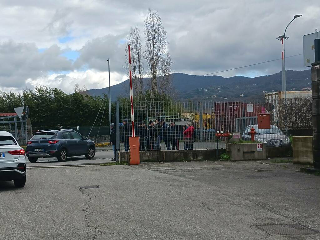 Primo sopralluogo al cantiere del biodigestore Saliceti