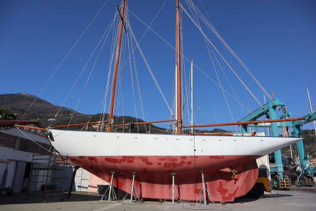 Vera Mary, la goletta del 1932 restaurata dal Cantiere Valdettaro  (Foto P. Maccione)  